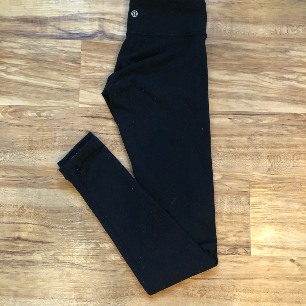 GUC fleece-lined Lululemon leggings